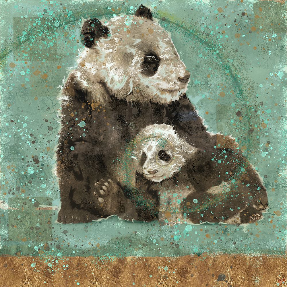 Fibonacci Panda X art print by Marta Wiley for $57.95 CAD