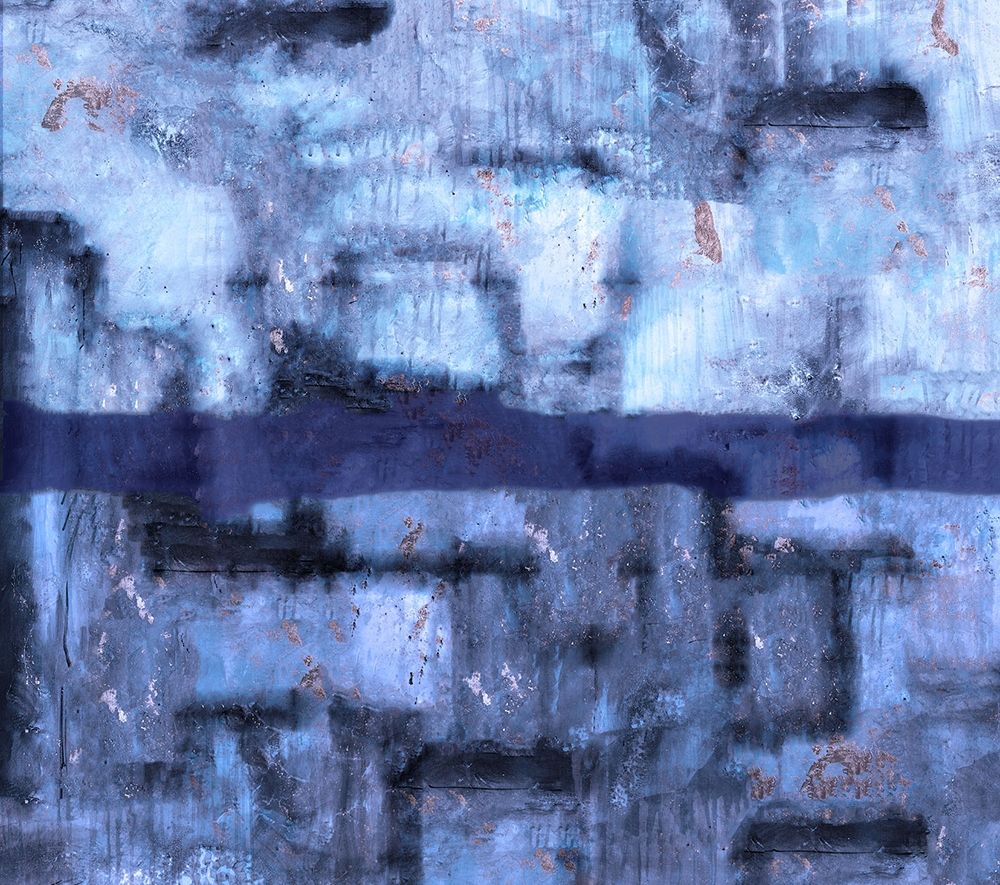 Blue Abstract XXVIIII art print by Marta Wiley for $57.95 CAD