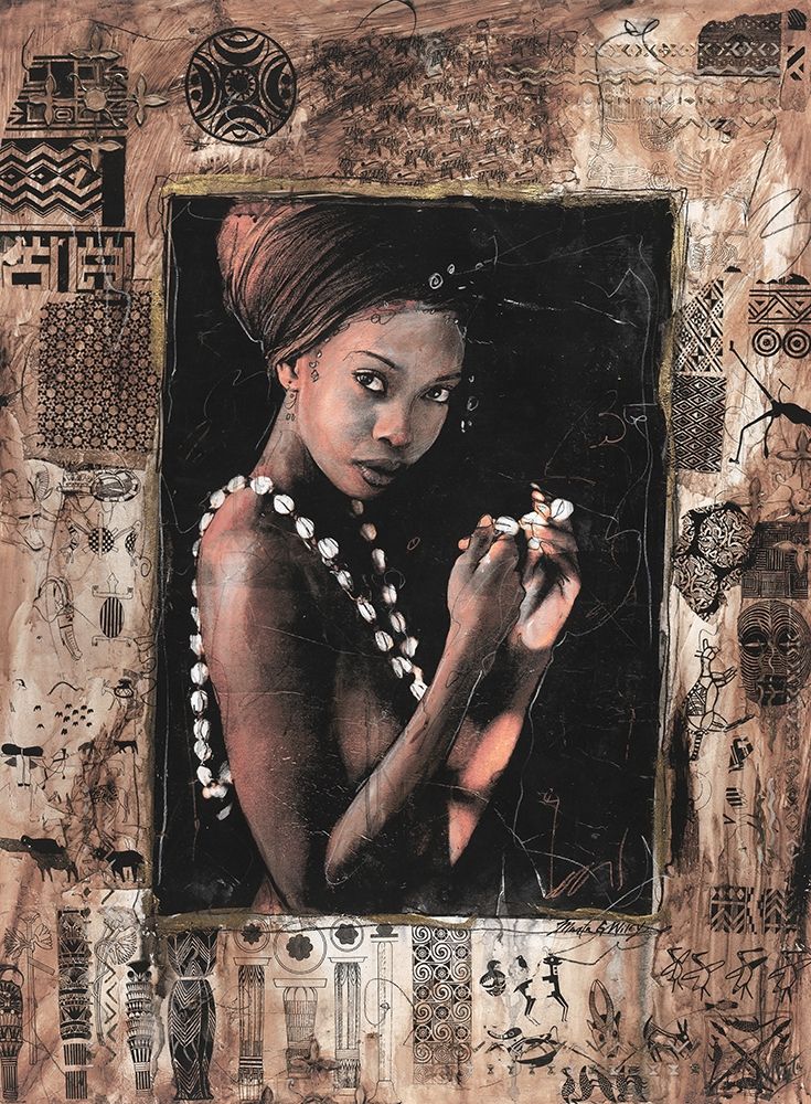 African- Different Frame art print by Marta Wiley for $57.95 CAD