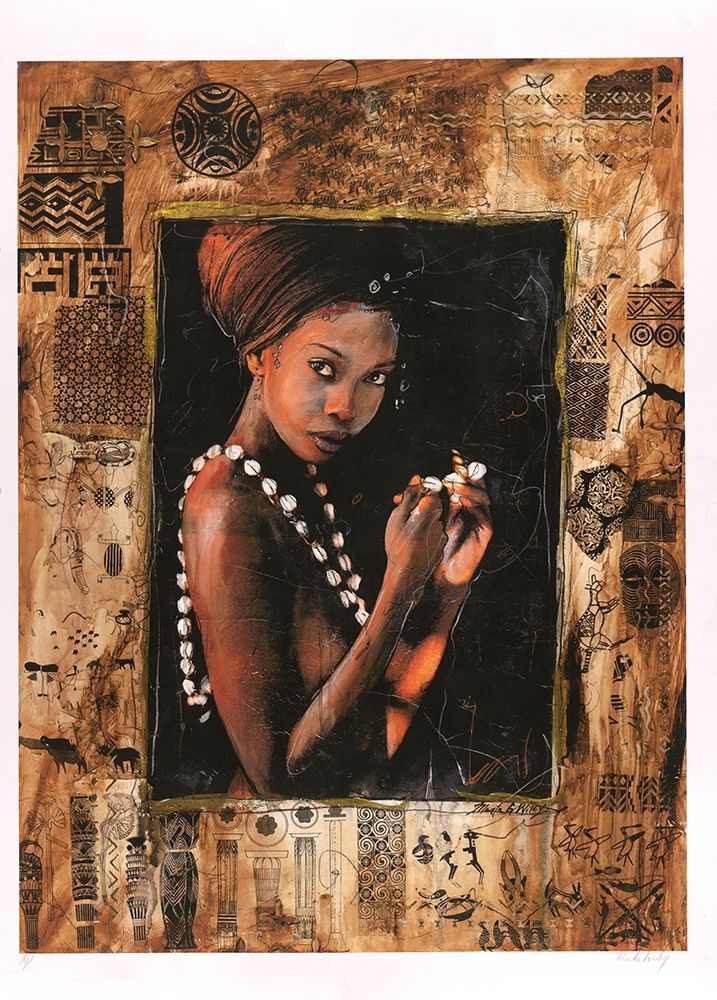 African- Different Frame I art print by Marta Wiley for $57.95 CAD
