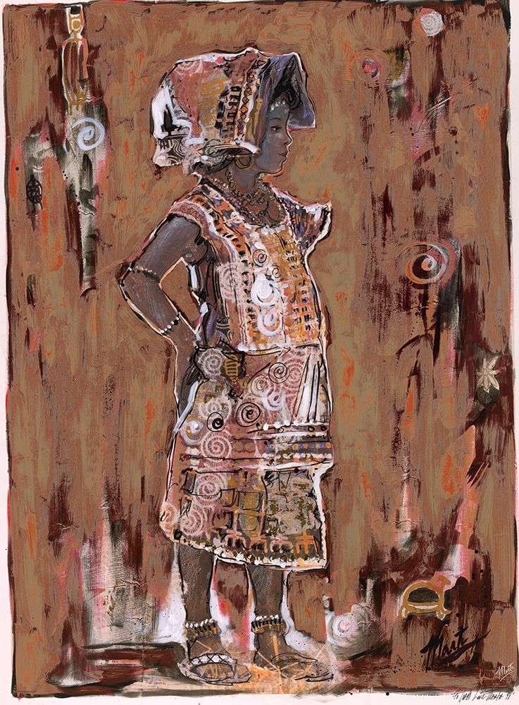 African Girl art print by Marta Wiley for $57.95 CAD