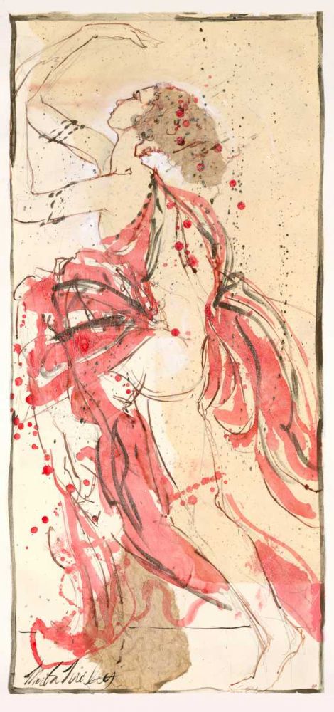 Abstract figure II lighter colors art print by Marta Wiley for $57.95 CAD