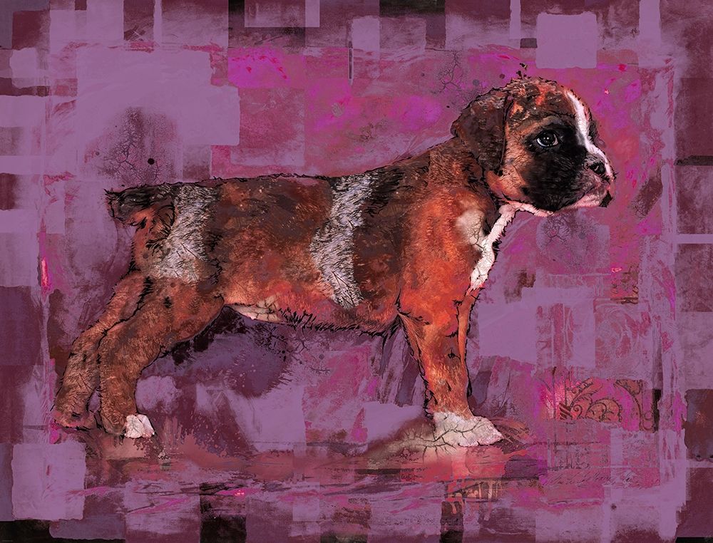 Pink Pup art print by Marta Wiley for $57.95 CAD