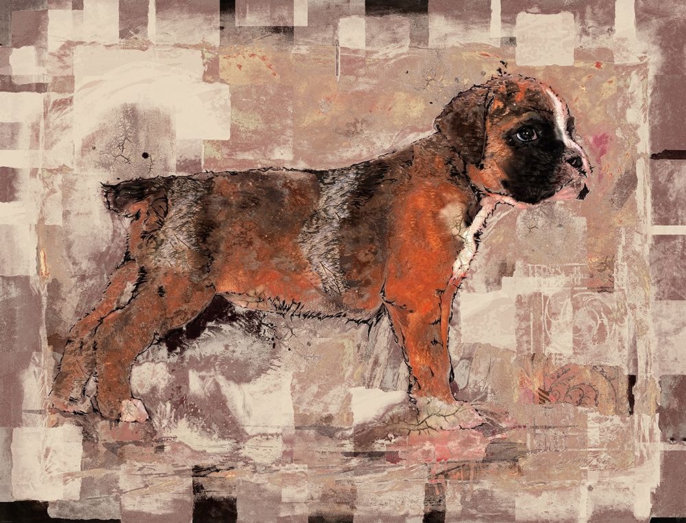 Beige Pup art print by Marta Wiley for $57.95 CAD
