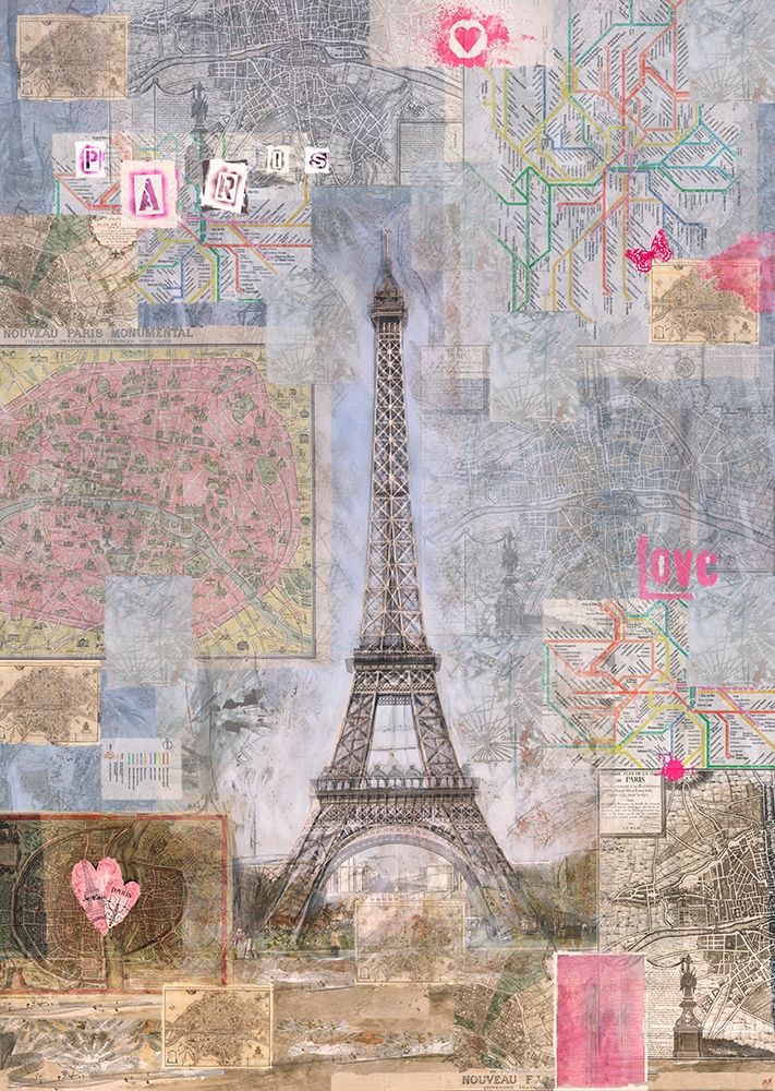 Paris I art print by Marta Wiley for $57.95 CAD