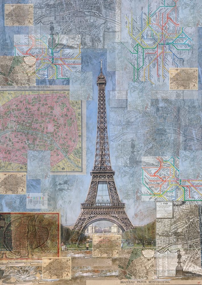 Paris II art print by Marta Wiley for $57.95 CAD