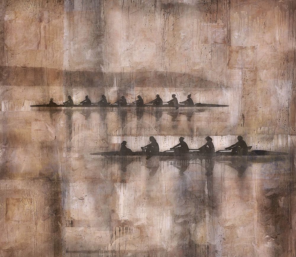 Sculling II Sepia art print by Marta Wiley for $57.95 CAD