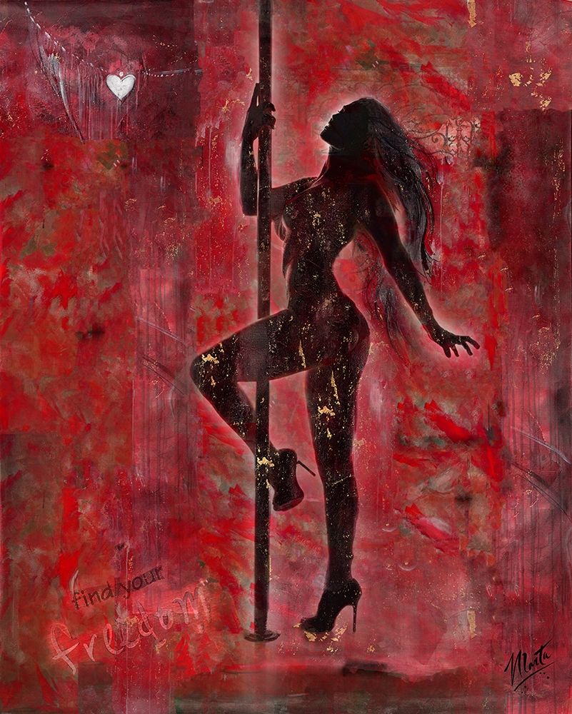 Pole Dancer I art print by Marta Wiley for $57.95 CAD