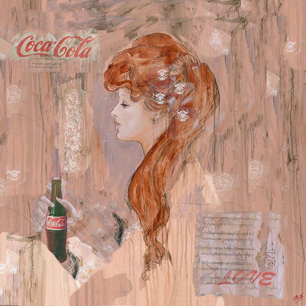 Romantic Coke II art print by Marta Wiley for $57.95 CAD