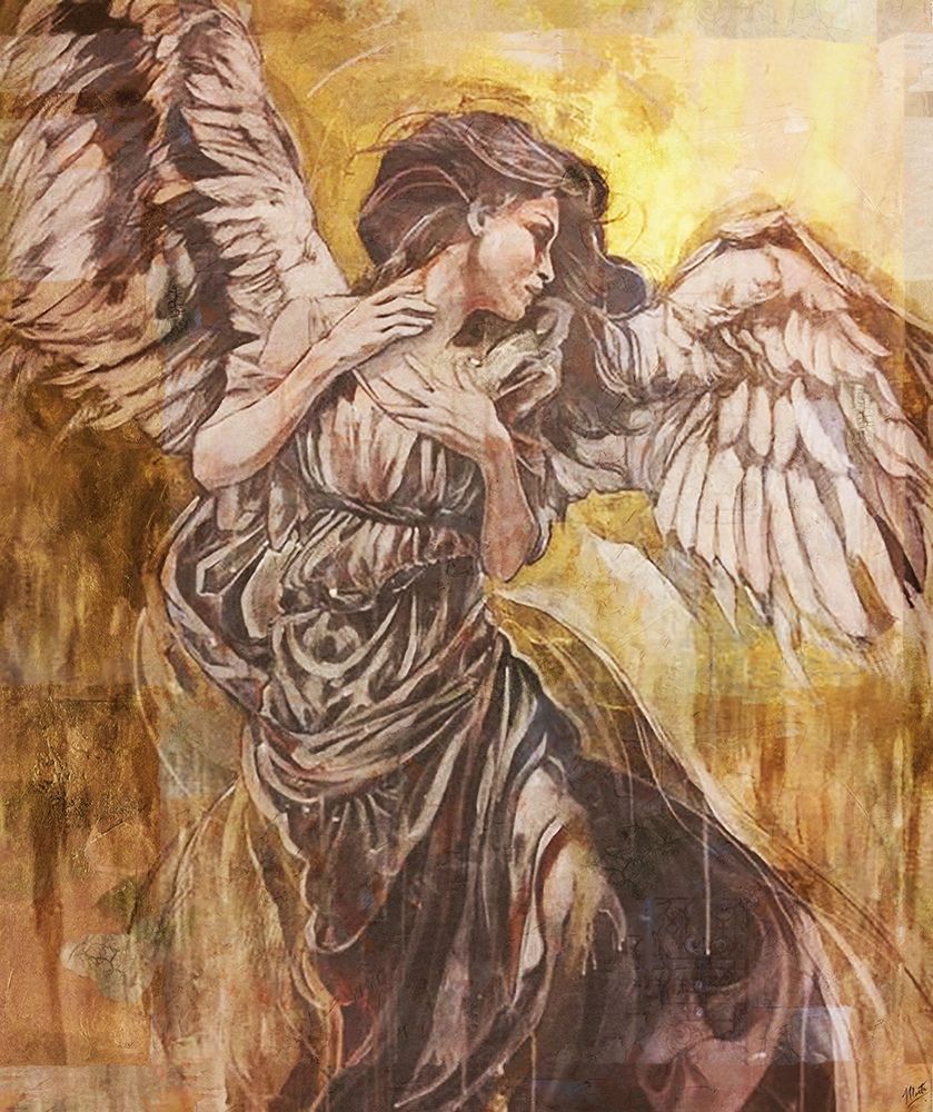 Glorious Angel II art print by Marta Wiley for $57.95 CAD