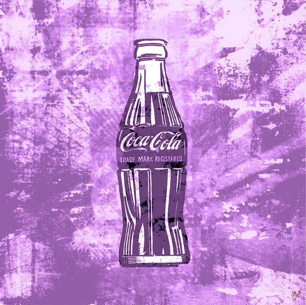 Coke Silkscreen Purple art print by Marta Wiley for $57.95 CAD