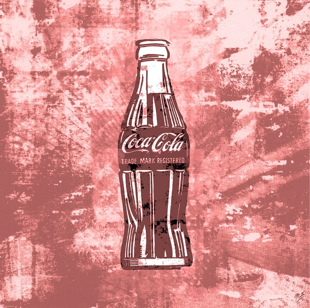 Coke silkscreen red art print by Marta Wiley for $57.95 CAD