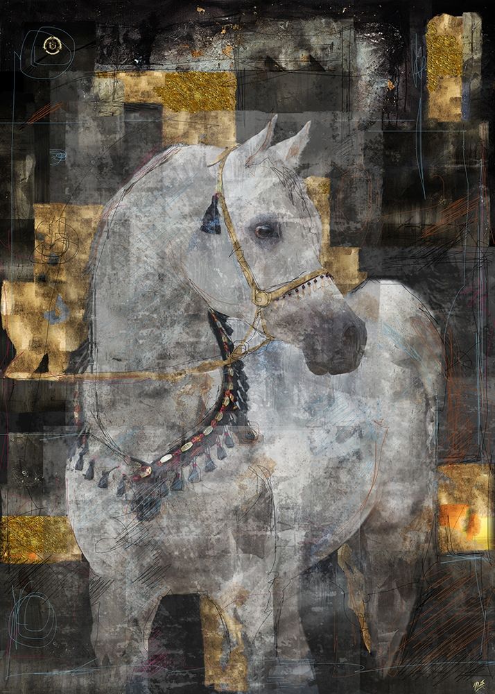 White Arabian Dream art print by Marta Wiley for $57.95 CAD