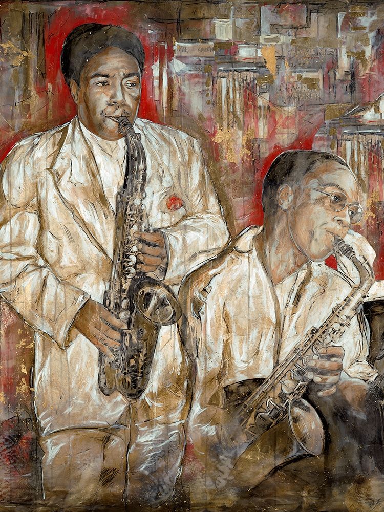 Jazz Musicians I art print by Marta Wiley for $57.95 CAD