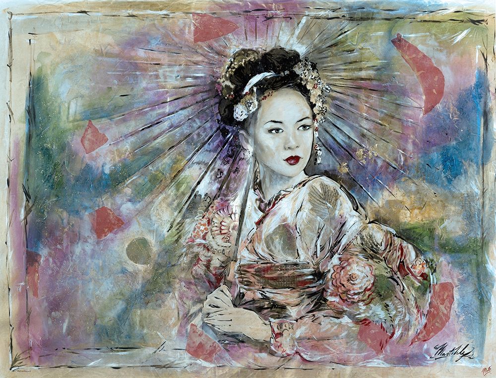 Geisha- Light art print by Marta Wiley for $57.95 CAD