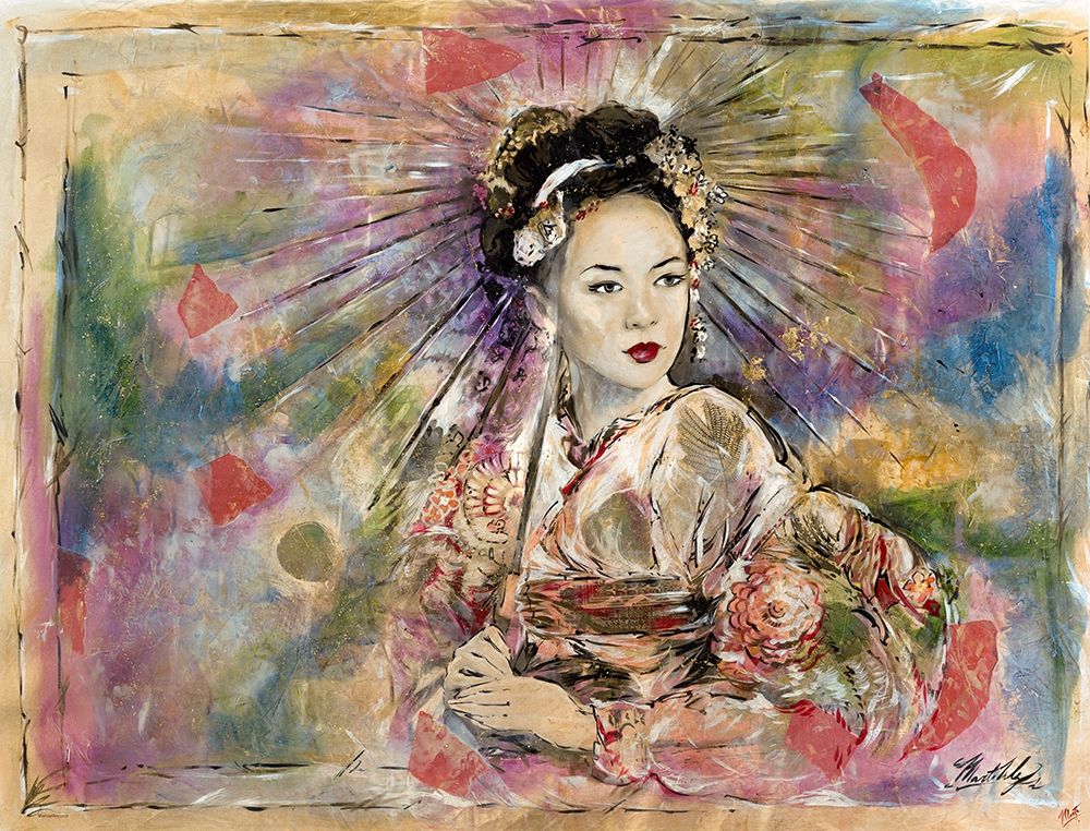Geisha- Dark art print by Marta Wiley for $57.95 CAD