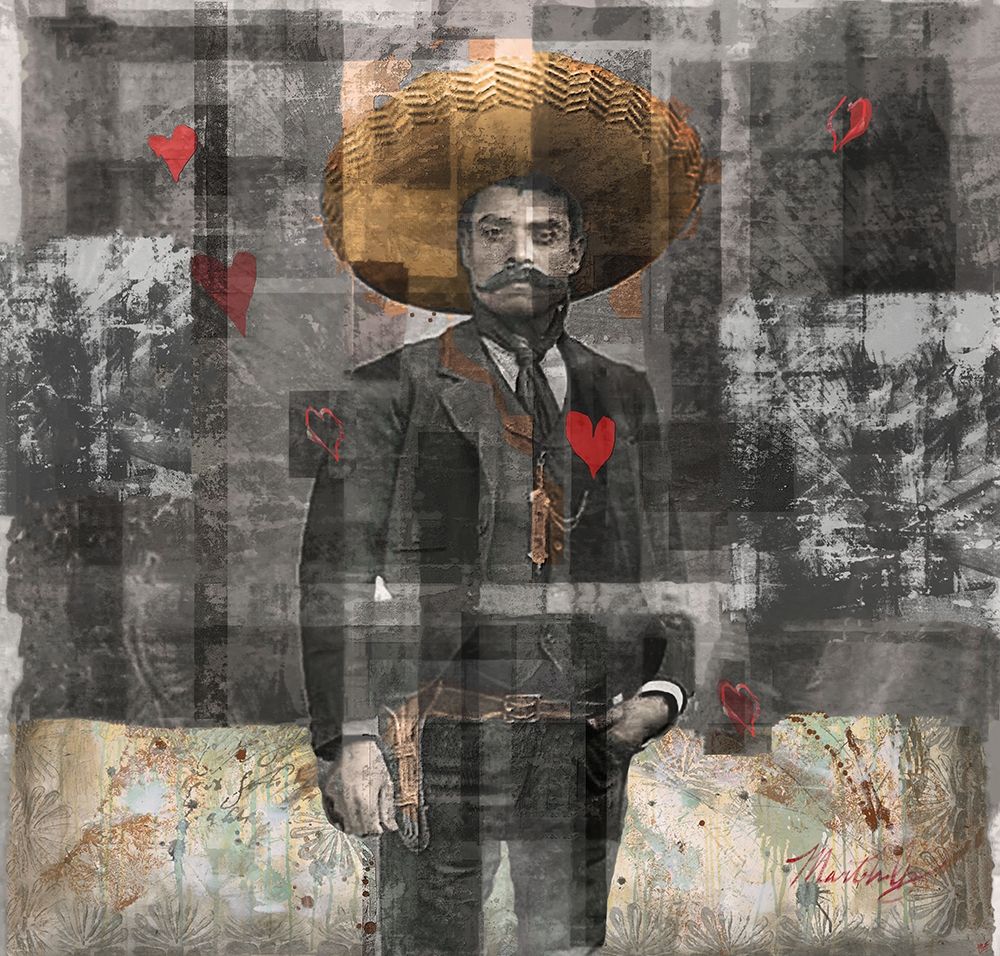 Mexican Revolutionary I-Sepia art print by Marta Wiley for $57.95 CAD