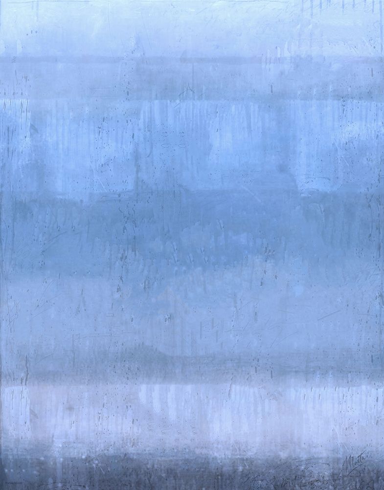 Sand Blue Abstract Light art print by Marta Wiley for $57.95 CAD