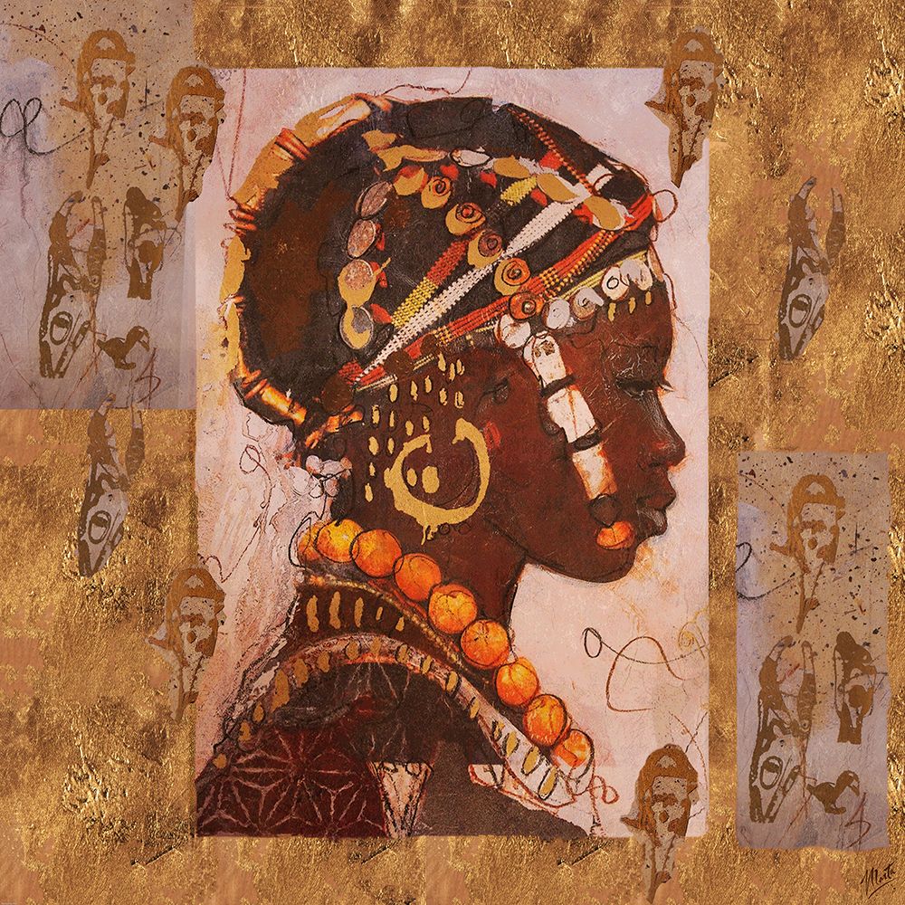 African Portrait I art print by Marta Wiley for $57.95 CAD