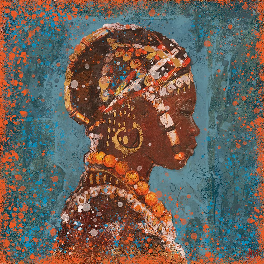 African Portrait III art print by Marta Wiley for $57.95 CAD