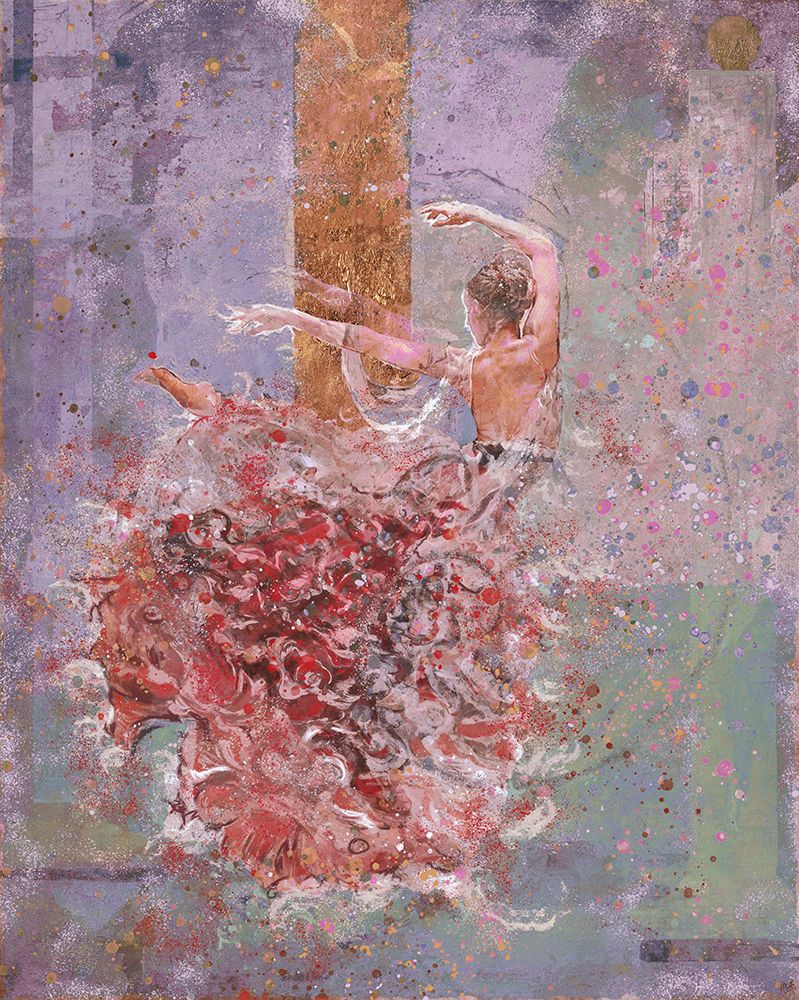 Temple dancer pink art print by Marta Wiley for $57.95 CAD