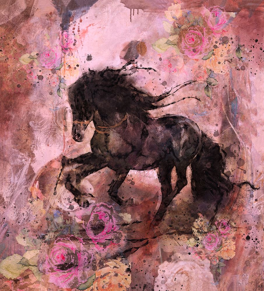 Gallop Pink art print by Marta Wiley for $57.95 CAD