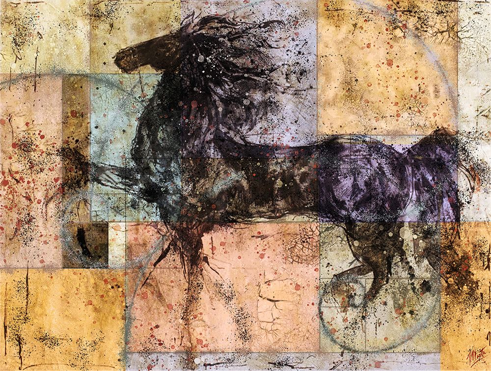 Horse And Squares art print by Marta Wiley for $57.95 CAD