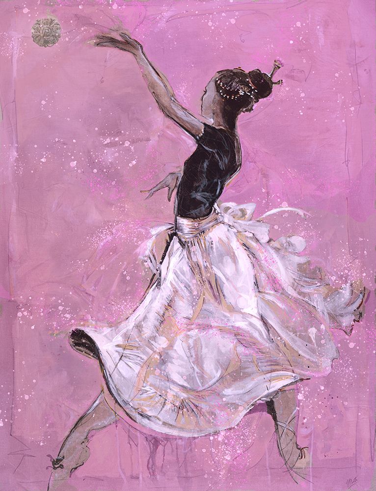 Living The Dream- Dark Pink art print by Marta Wiley for $57.95 CAD