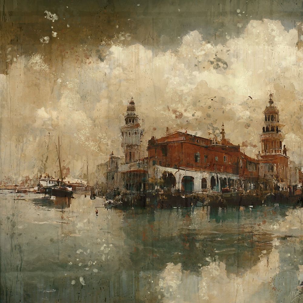 Rainy day in Venice II art print by Marta Wiley for $57.95 CAD