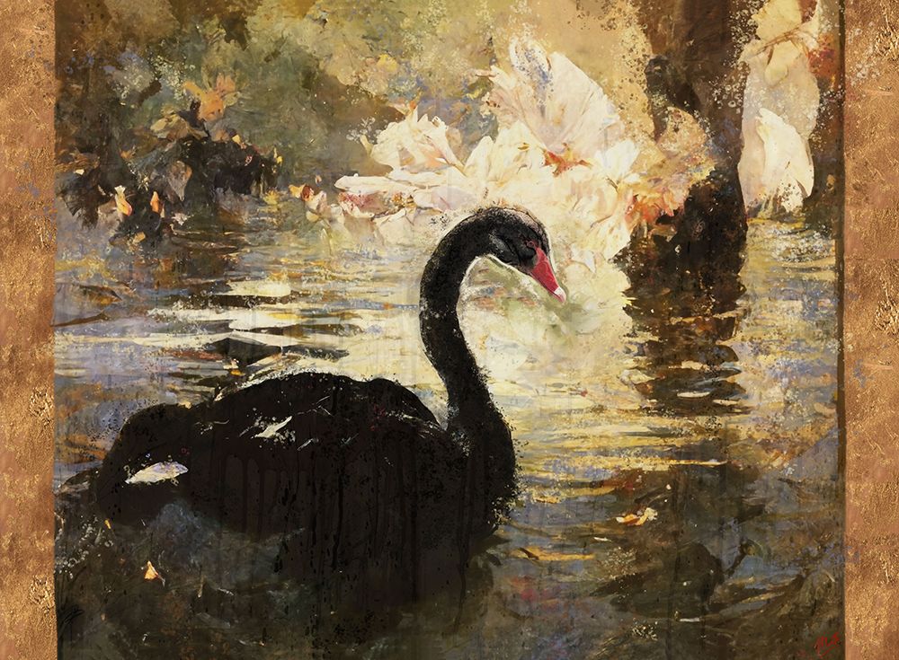 Swan I art print by Marta Wiley for $57.95 CAD