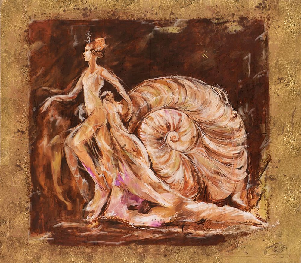 Snail Woman art print by Marta Wiley for $57.95 CAD