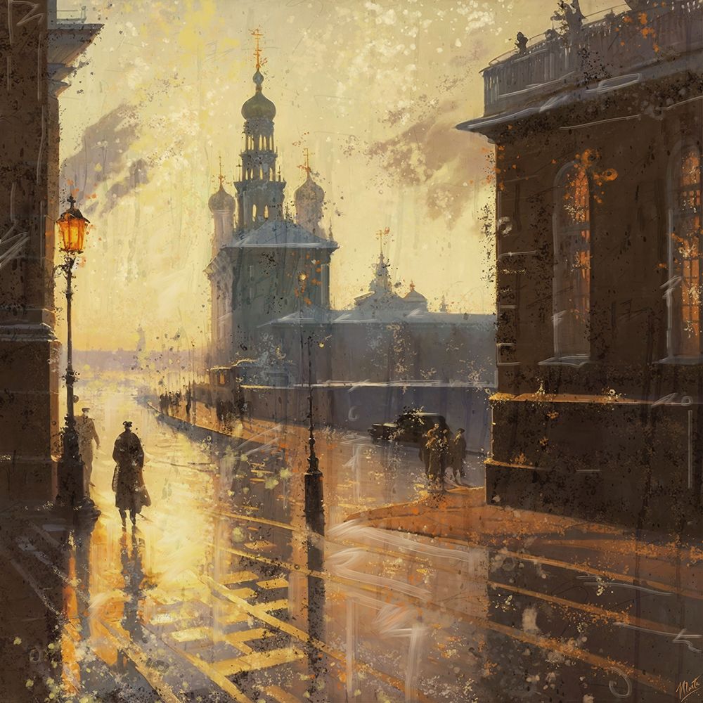 Romantic Russia II art print by Marta Wiley for $57.95 CAD
