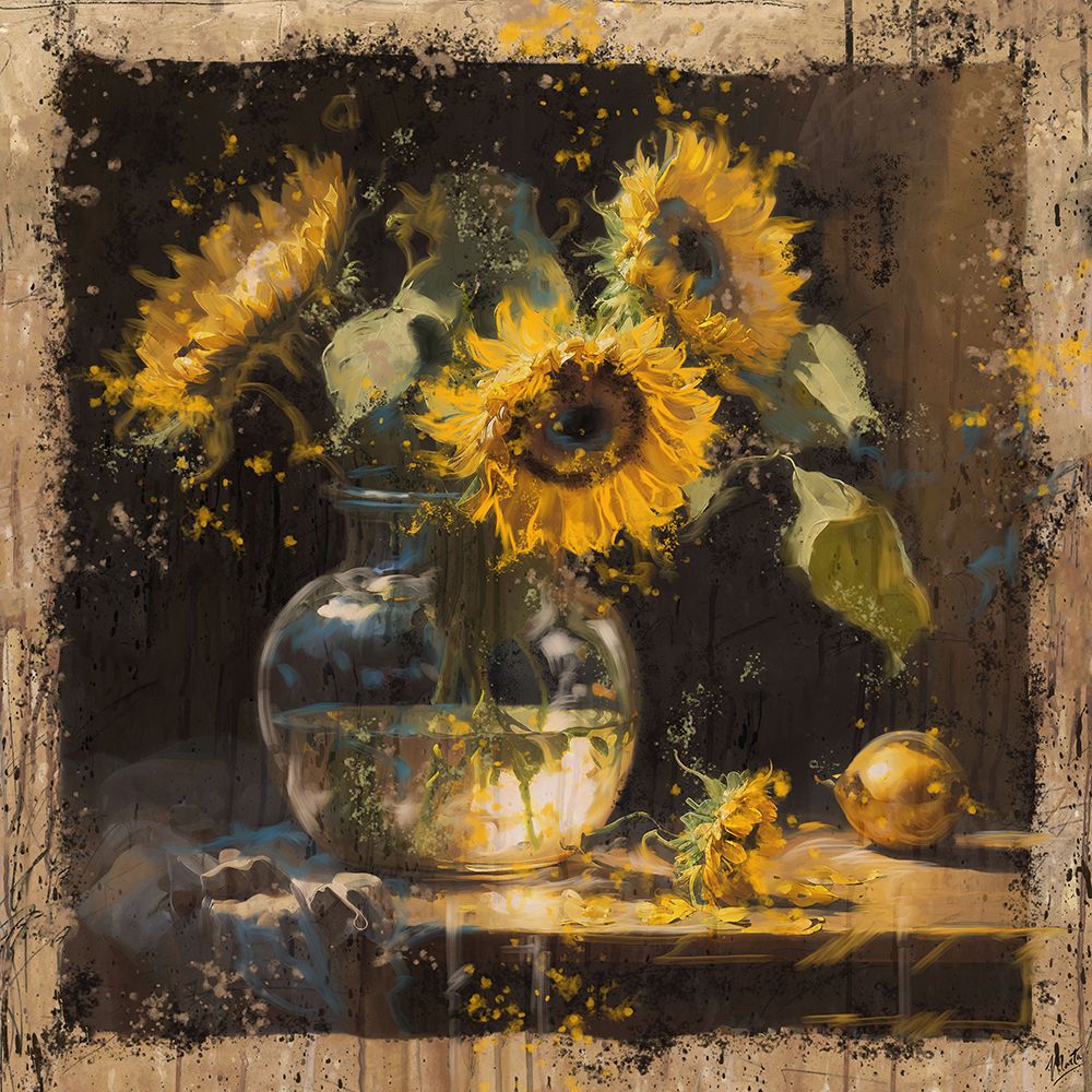 Sunflowers I art print by Marta Wiley for $57.95 CAD