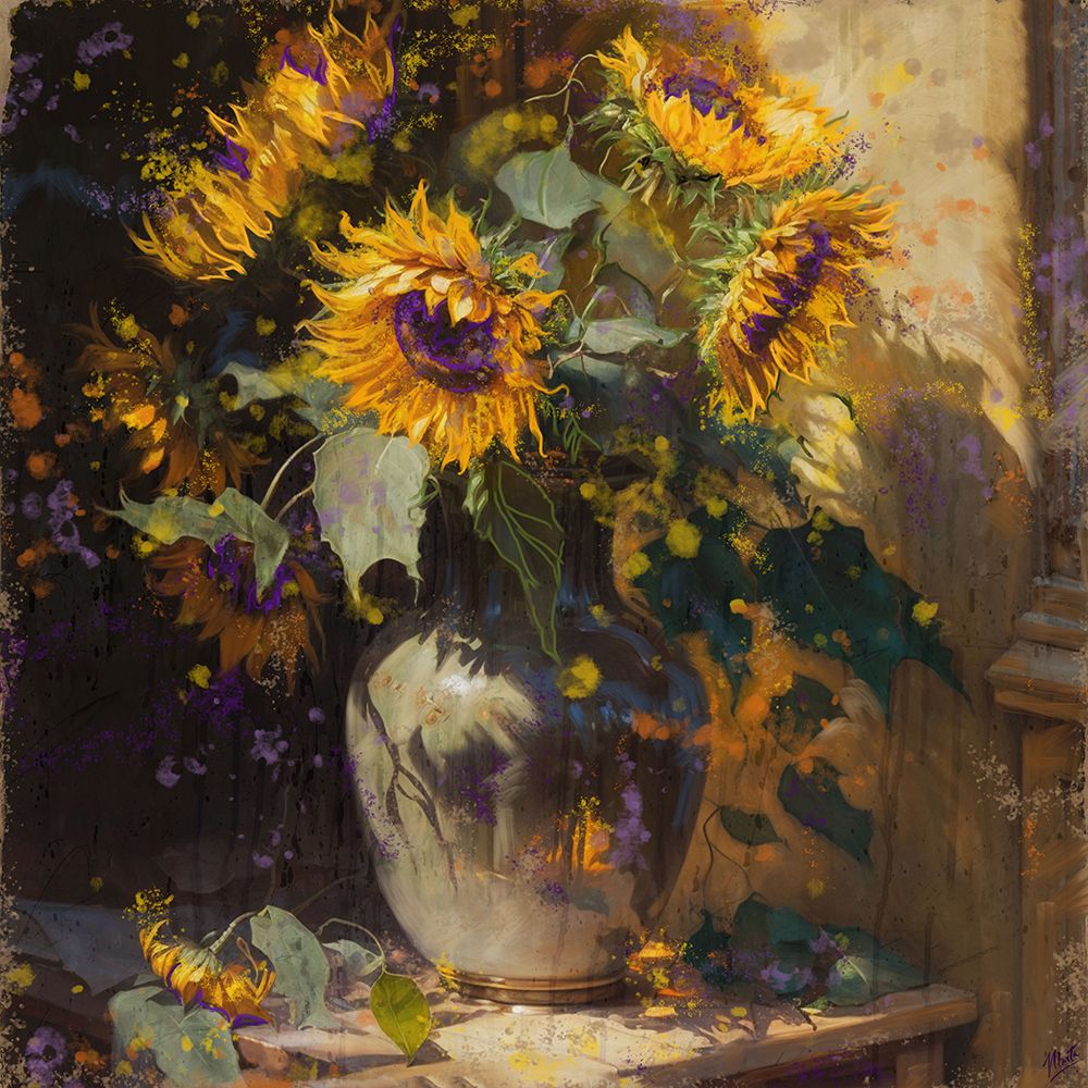 Sunflower II art print by Marta Wiley for $57.95 CAD