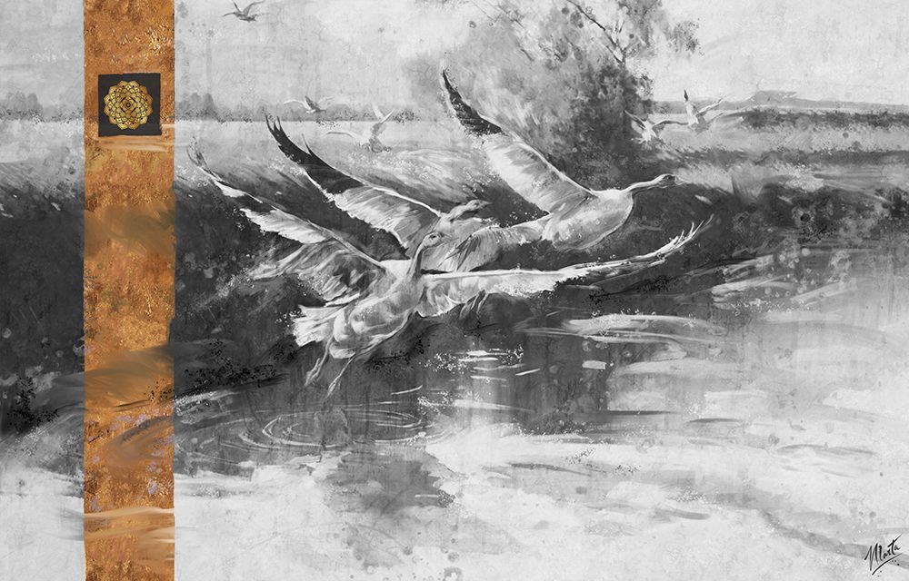 Goose I BW art print by Marta Wiley for $57.95 CAD