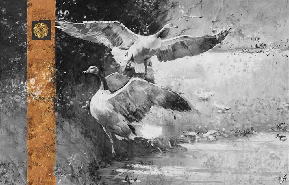 Goose II BW art print by Marta Wiley for $57.95 CAD
