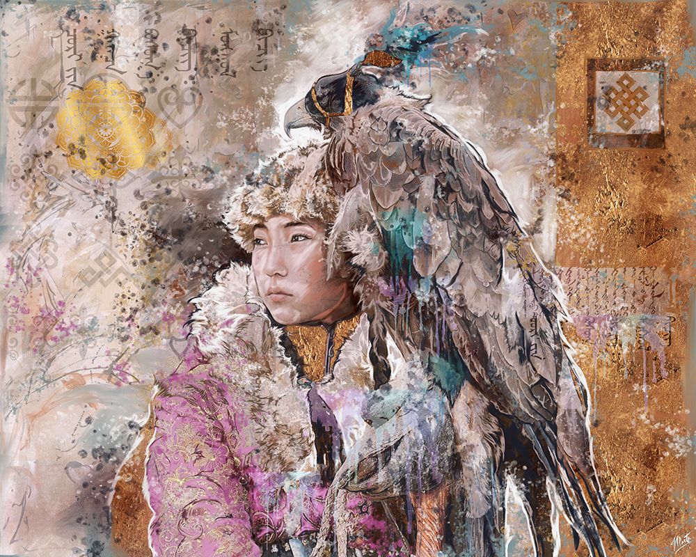 Mongolian Princess II art print by Marta Wiley for $57.95 CAD