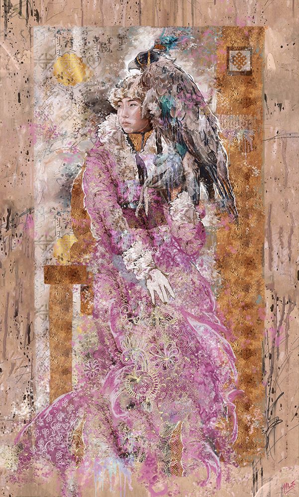 Mongolian Princess I art print by Marta Wiley for $57.95 CAD