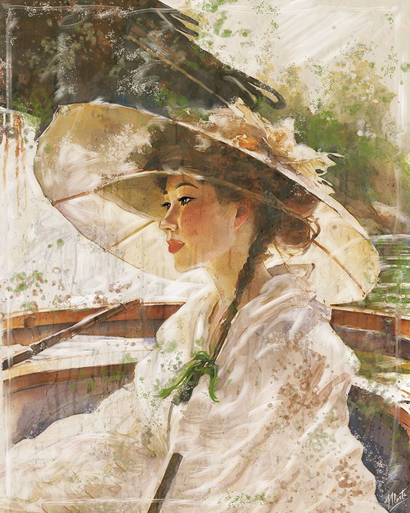 Japanese Beauty II art print by Marta Wiley for $57.95 CAD