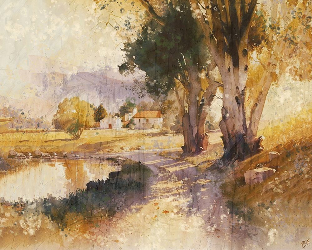Scottland Watercolor I art print by Marta Wiley for $57.95 CAD
