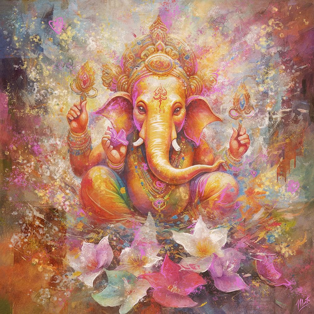 Ganesh Color art print by Marta Wiley for $57.95 CAD