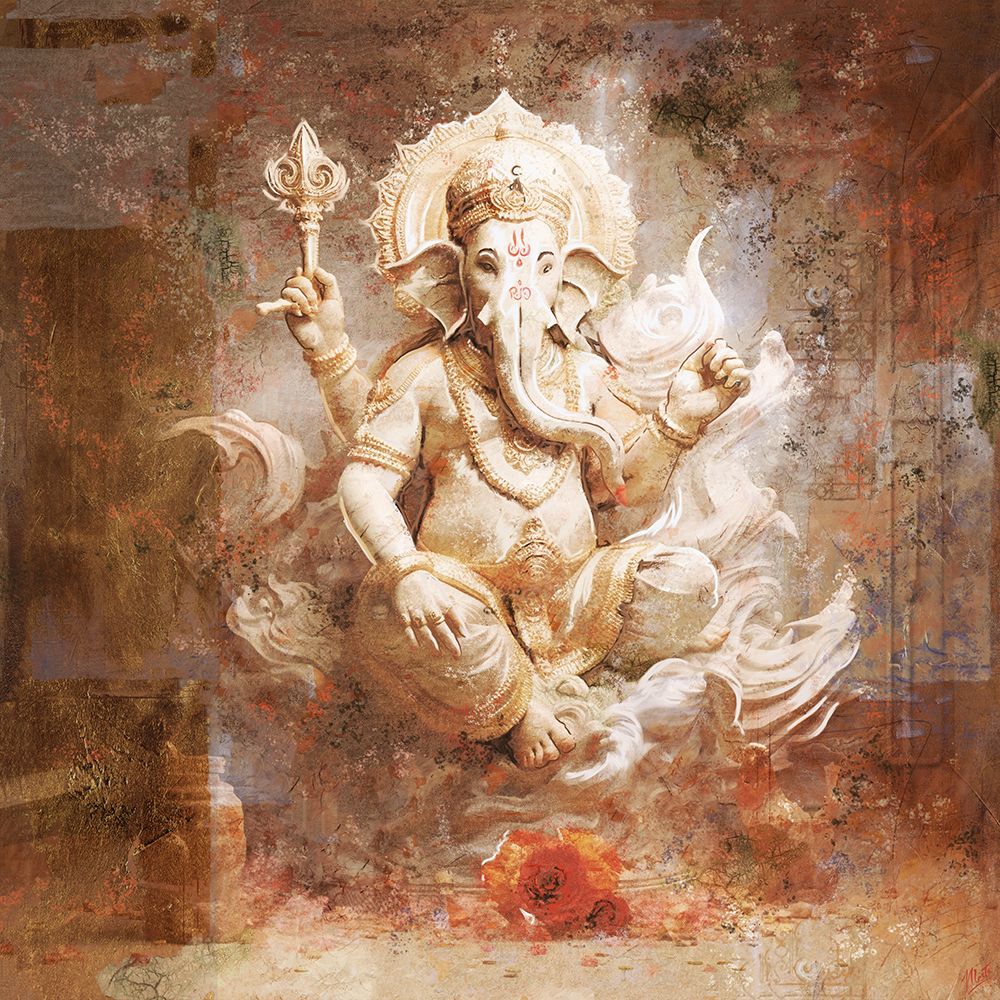 Ganesh I art print by Marta Wiley for $57.95 CAD