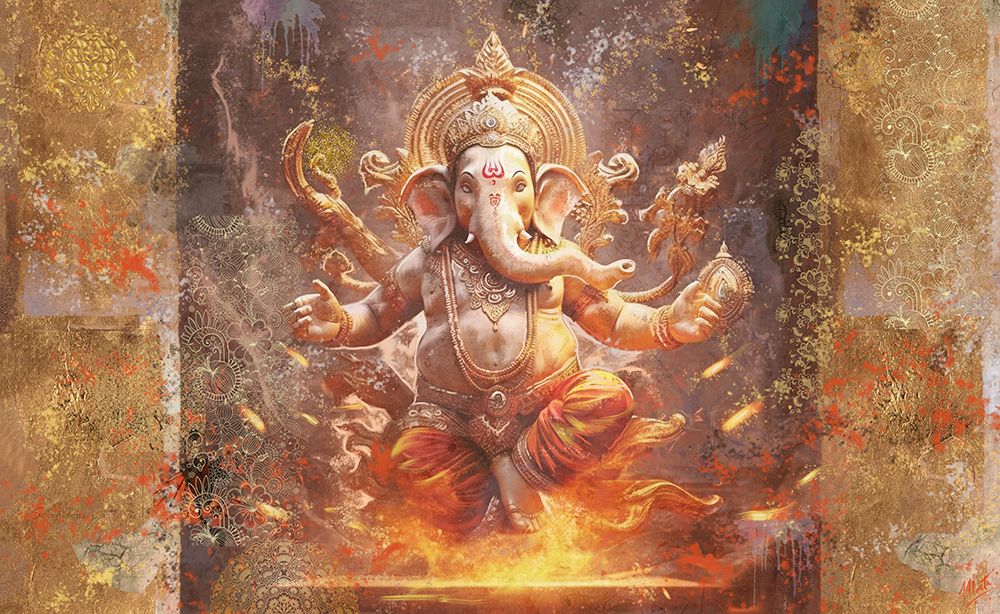Ganesh Fire art print by Marta Wiley for $57.95 CAD