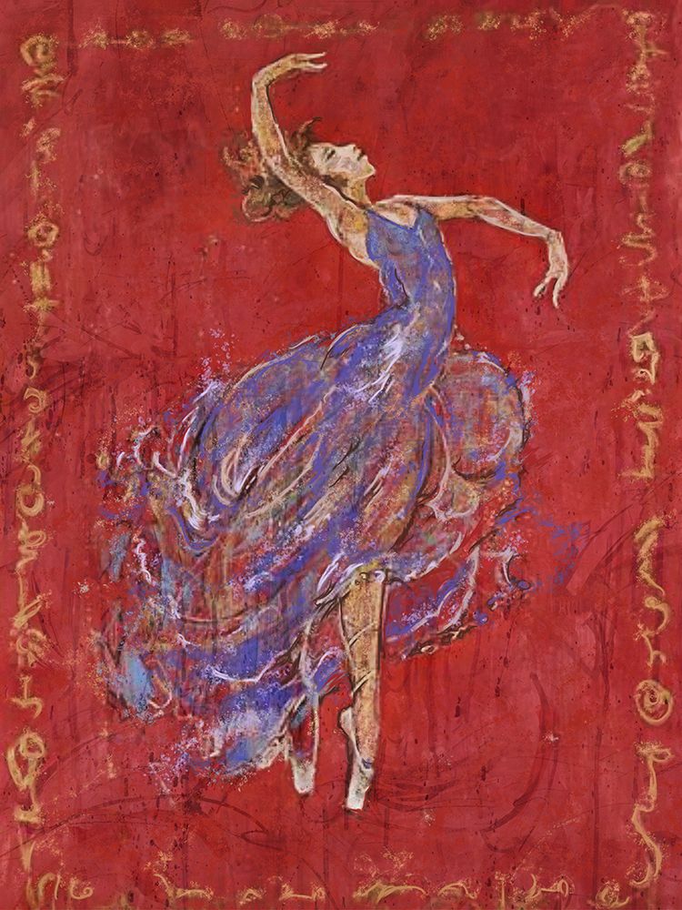 Red Dancer I art print by Marta Wiley for $57.95 CAD