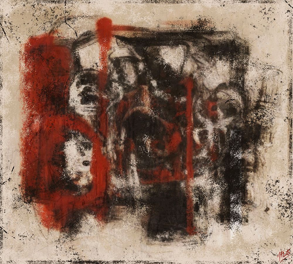 Abstract Red III art print by Marta Wiley for $57.95 CAD