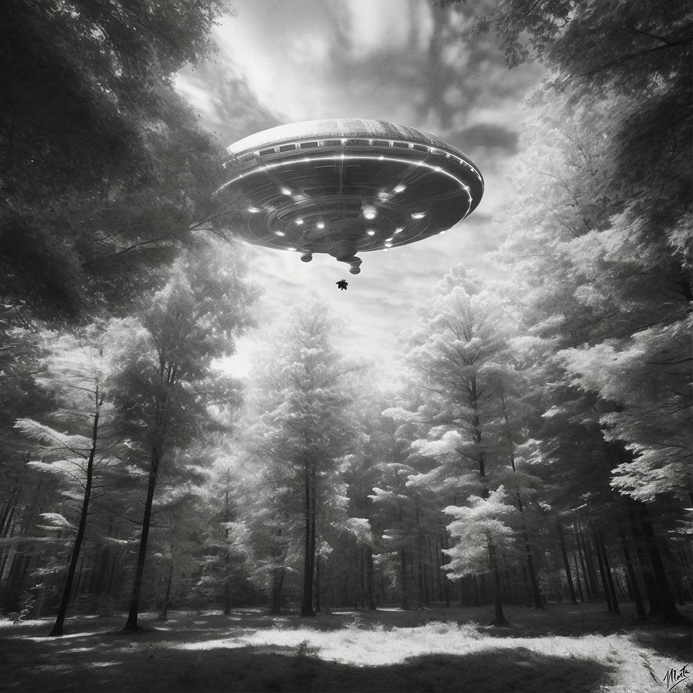 Infrared UFO I art print by Marta Wiley for $57.95 CAD