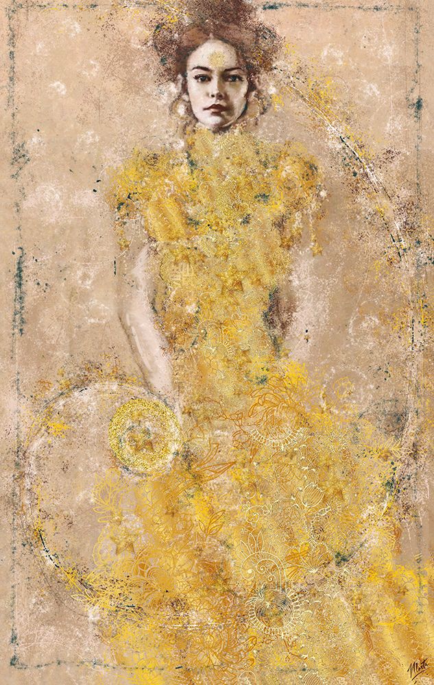 Golden Goddess I art print by Marta Wiley for $57.95 CAD