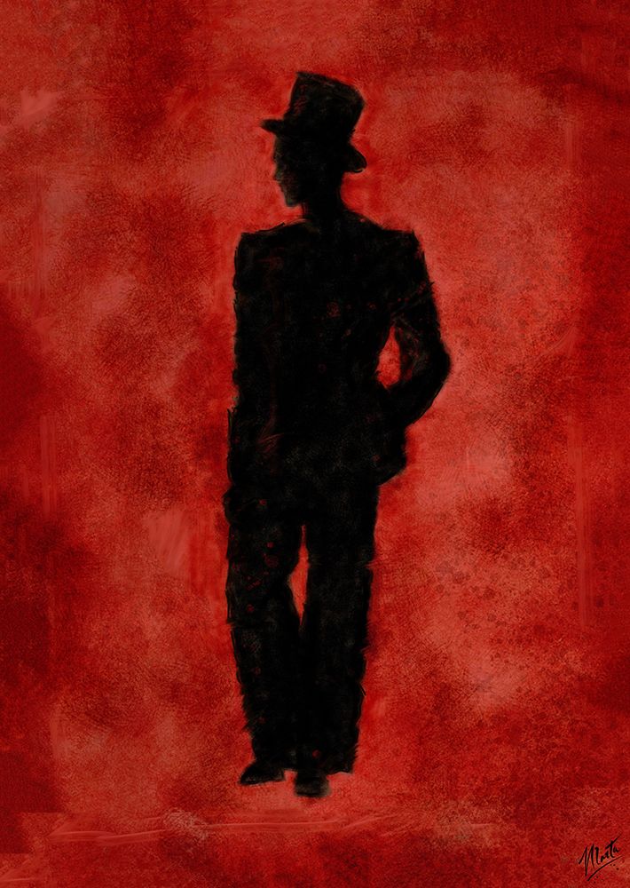 Red silhouette art print by Marta Wiley for $57.95 CAD