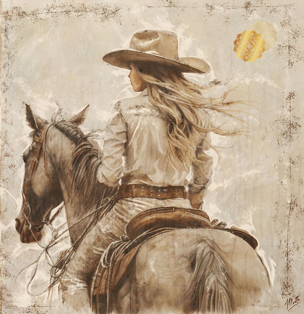 Cowgirl I art print by Marta Wiley for $57.95 CAD
