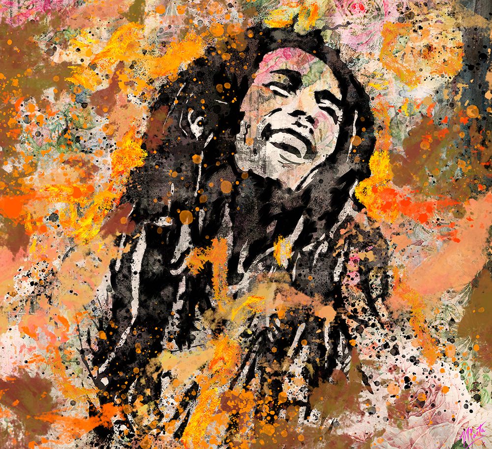 Bob Marley II art print by Marta Wiley for $57.95 CAD